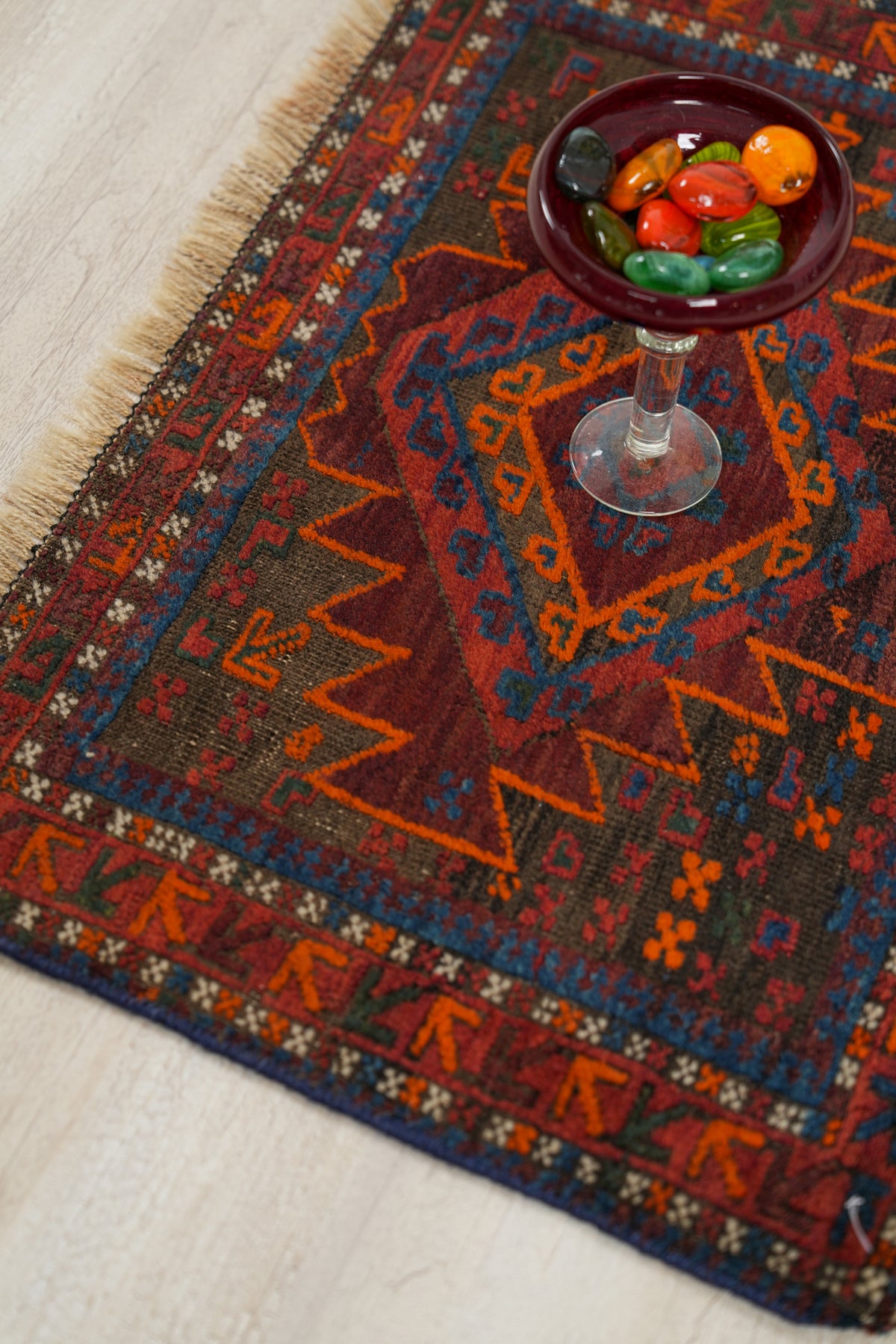 Antique Baloch Rug 2'4" X 1'6"