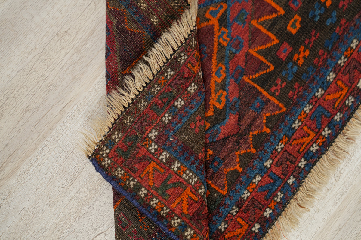 Antique Baloch Rug 2'4" X 1'6"