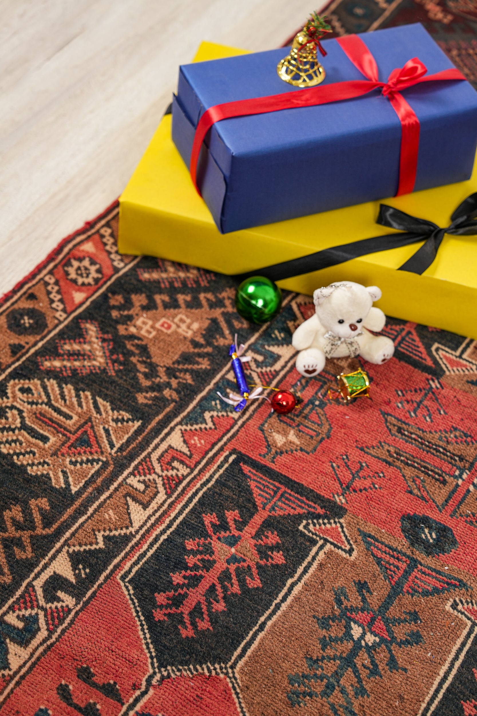 Vintage Turkish Tribal Rug 6'4" x 4'