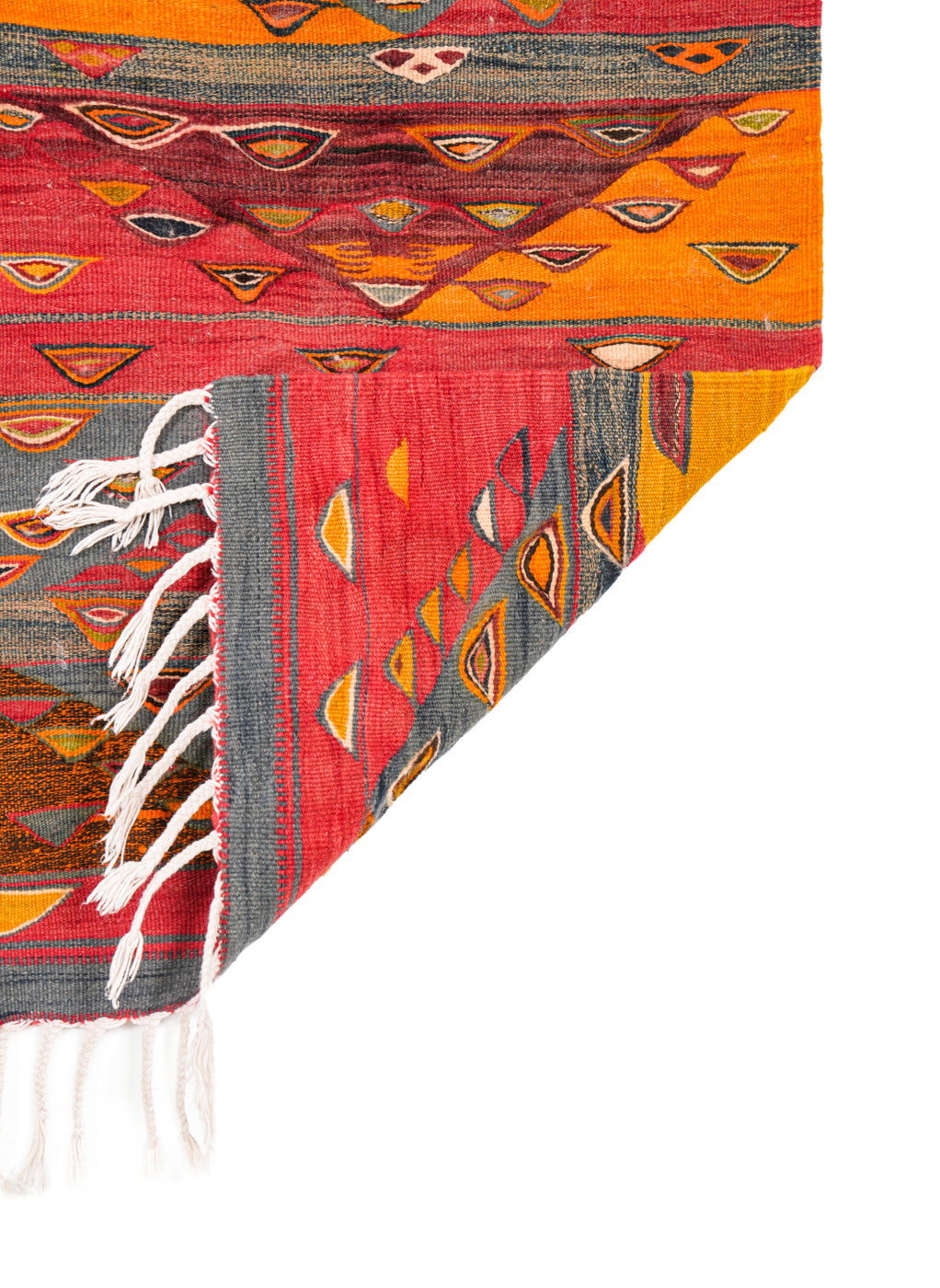 Vintage Moroccan Tapestry Kilim 3'5" x 1'10"