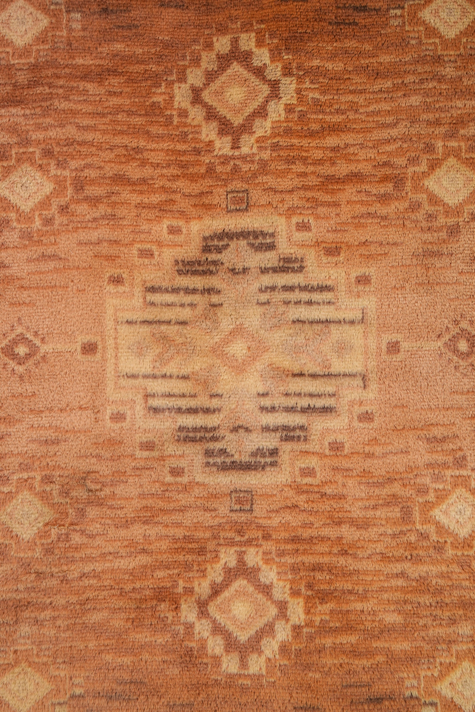 Vintage Danish Rya Rug 7'2" x 5'1"