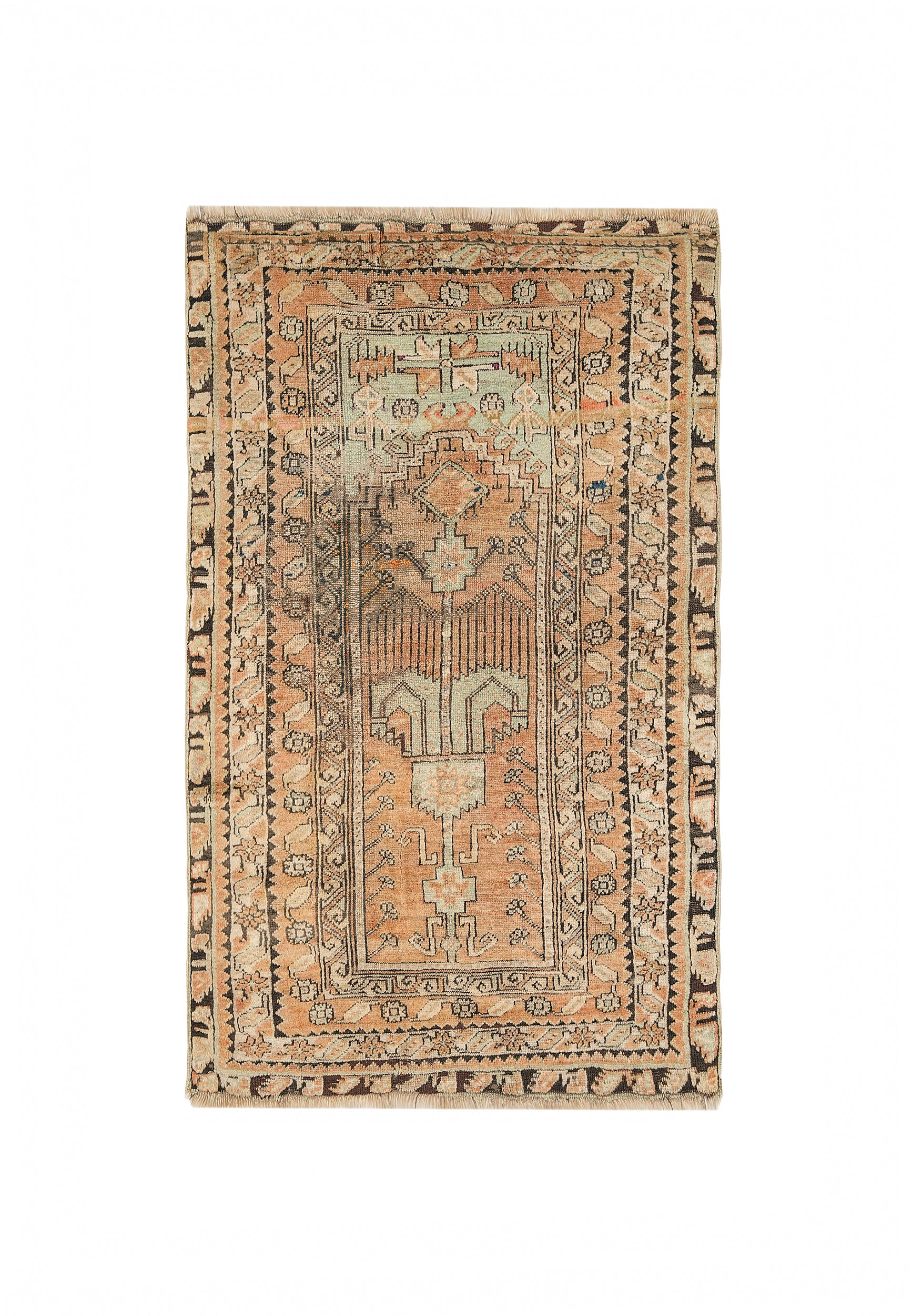 Vintage Turkish Tribal Rug 5'8" x 3'5"