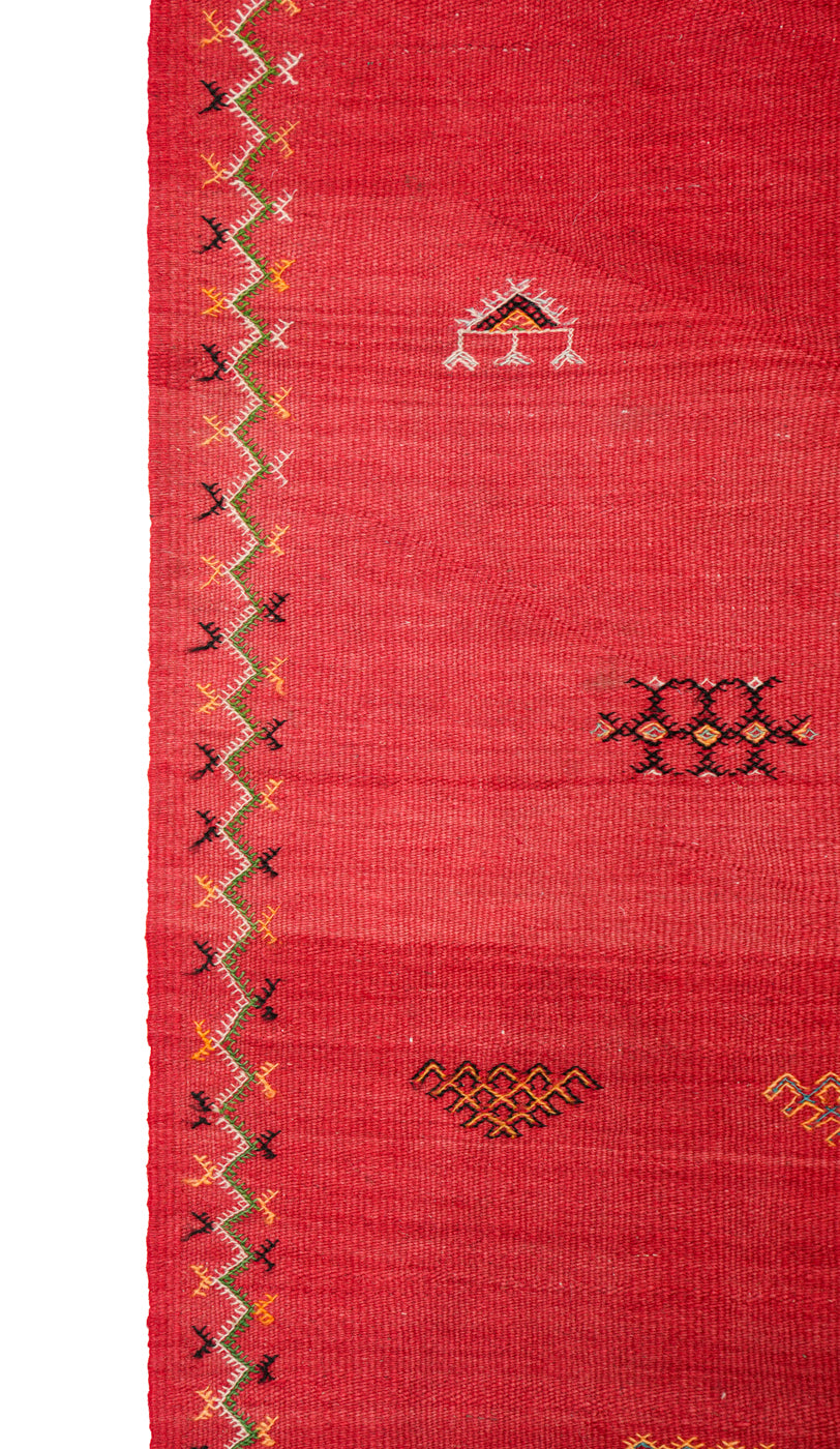 Vintage Moroccan Taznakht Kilim 5'2" X 3'8"
