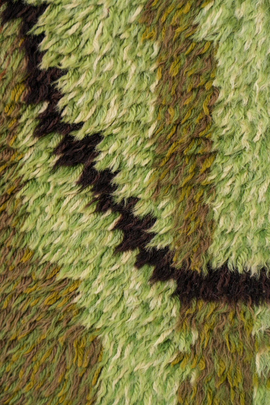 Vintage Scandinavian Rya Rug 4'6" x 3'2"