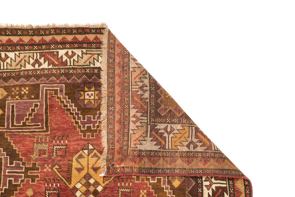 Antique Caucasian Shirvan Rug 9'3" x 4'5"