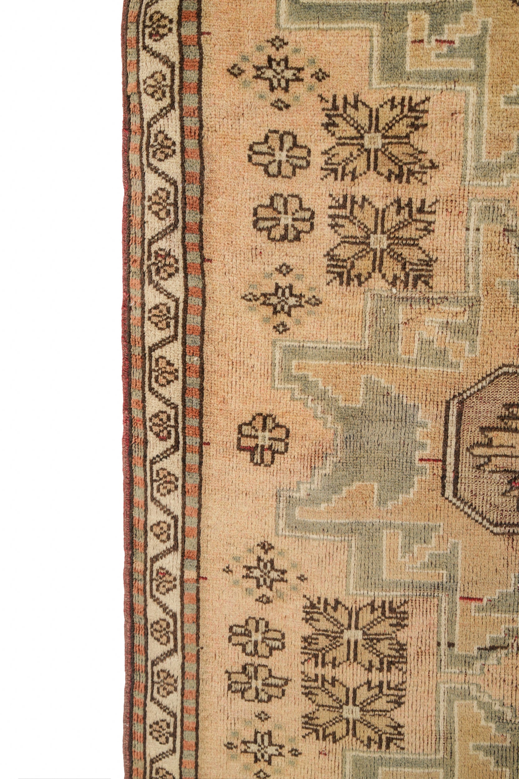 Vintage Turkish Shirvan Rug 6' X 3'4"