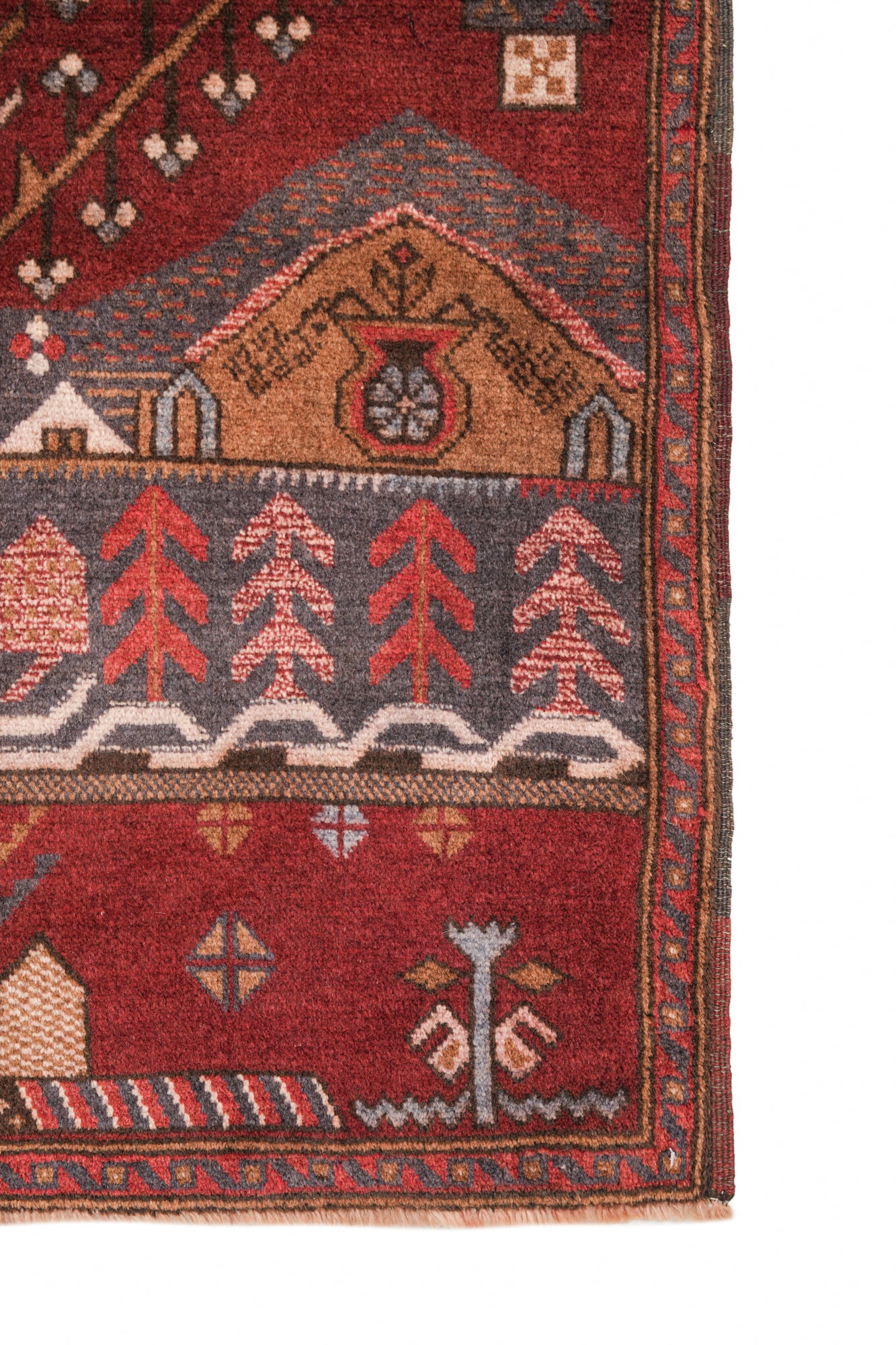 Vintage BalOch Rug 4'6" x 3'
