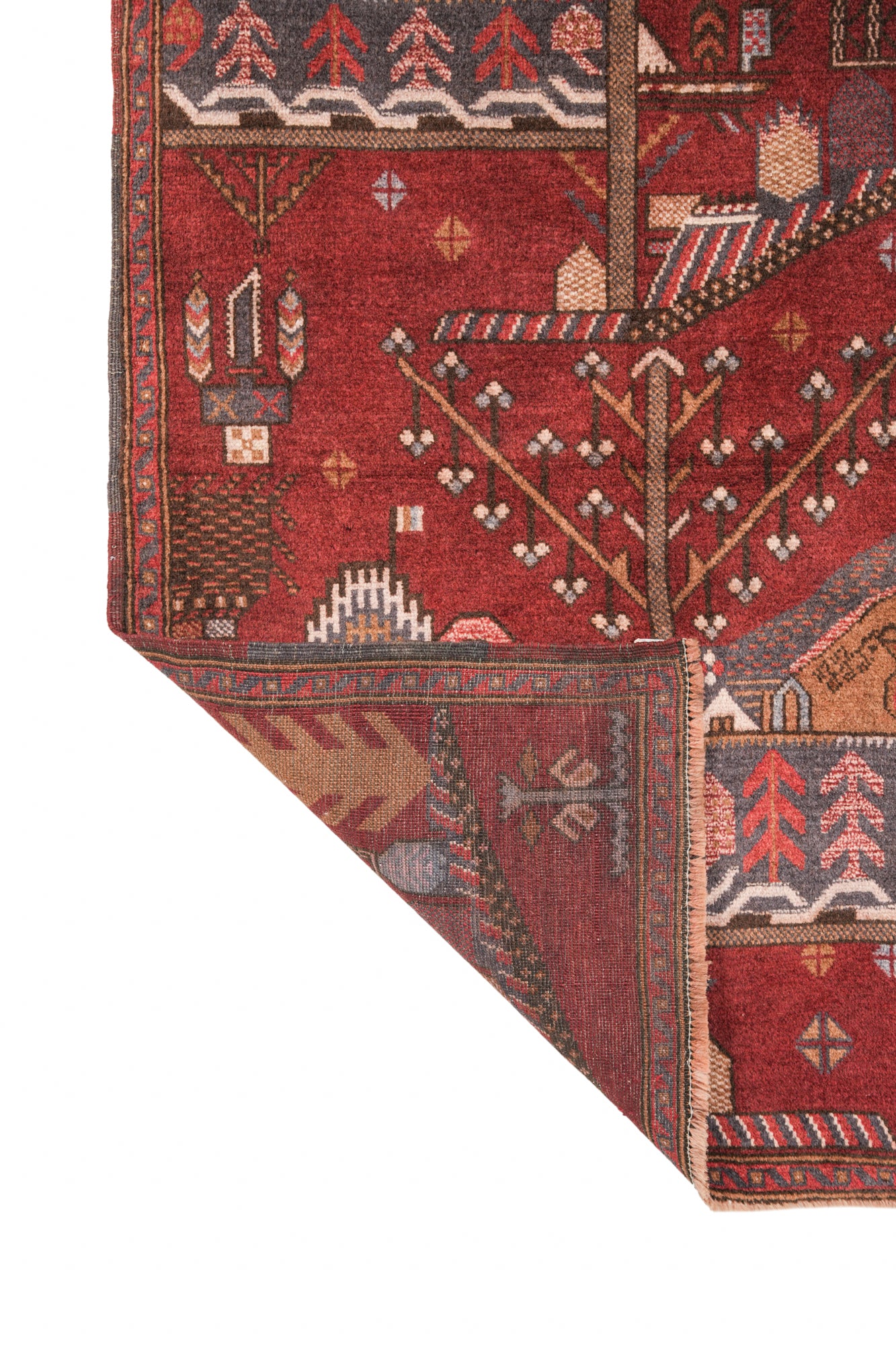 Vintage BalOch Rug 4'6" x 3'