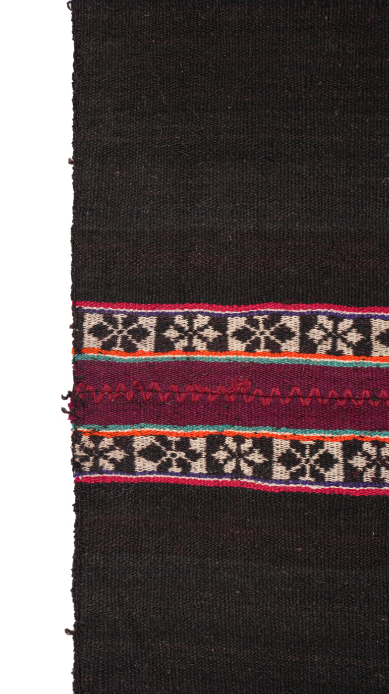Vintage Bolivian Aguayo Textile 3'8" x 3'1"