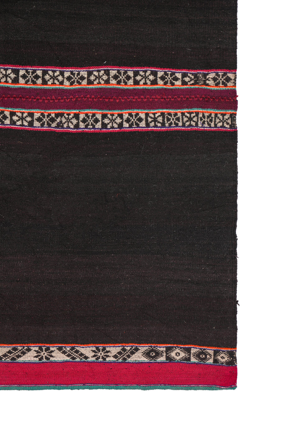Vintage Bolivian Aguayo Textile 3'8" x 3'1"