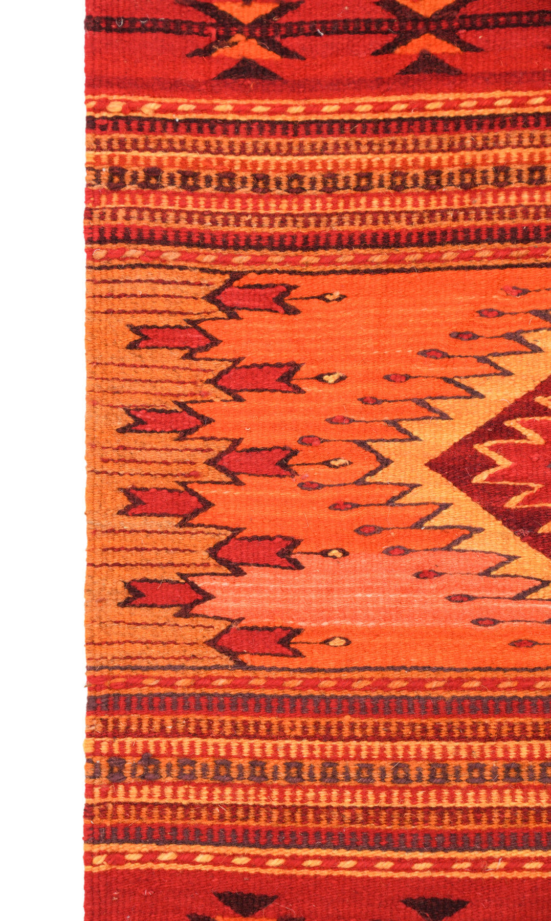 Vintage Mexican Zapotec Kilim 3'4"x 2'