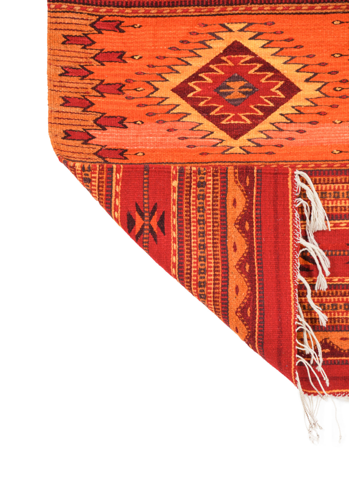 Vintage Mexican Zapotec Kilim 3'4"x 2'