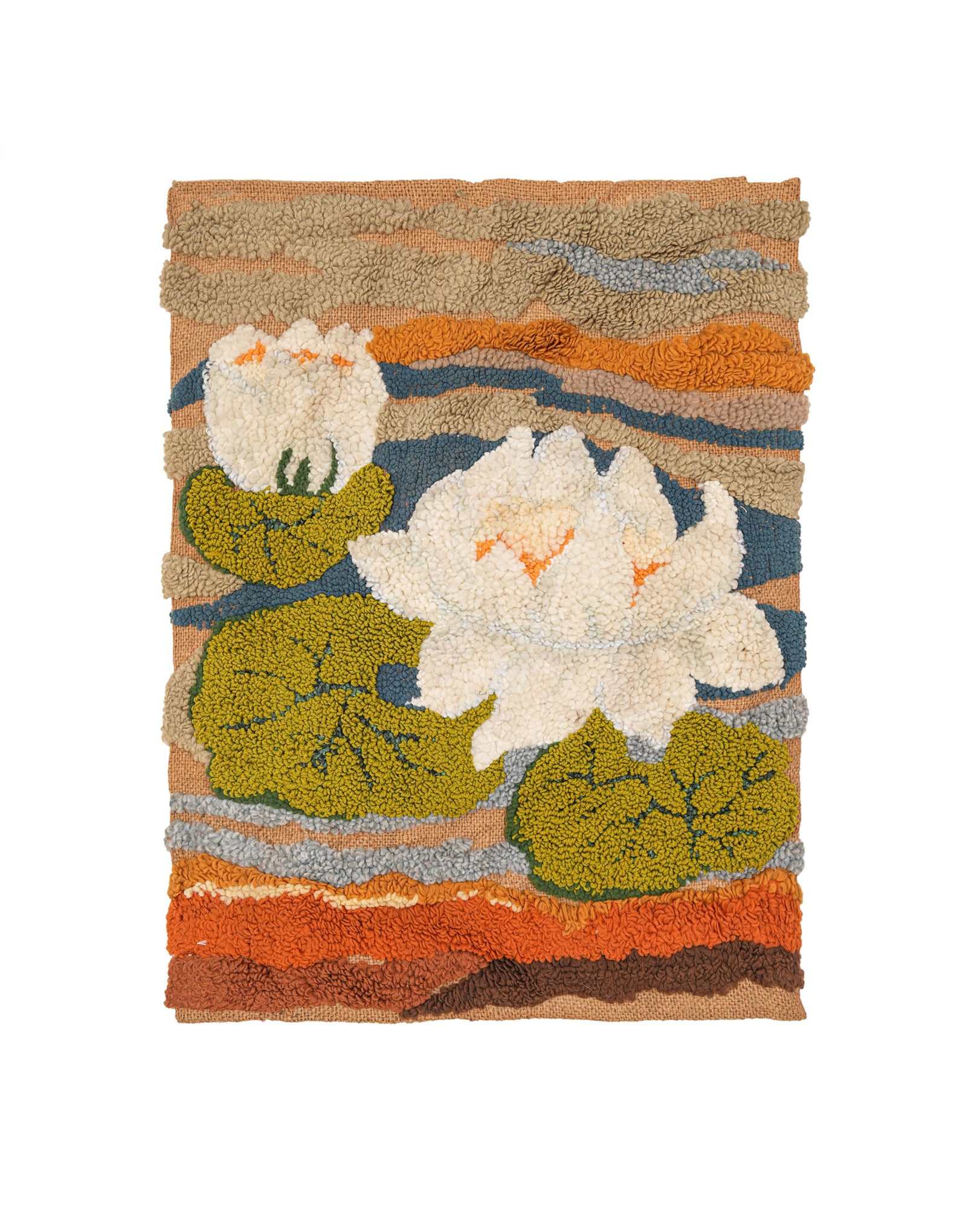 Vintage American Hooked Rug 2'6" x 2'