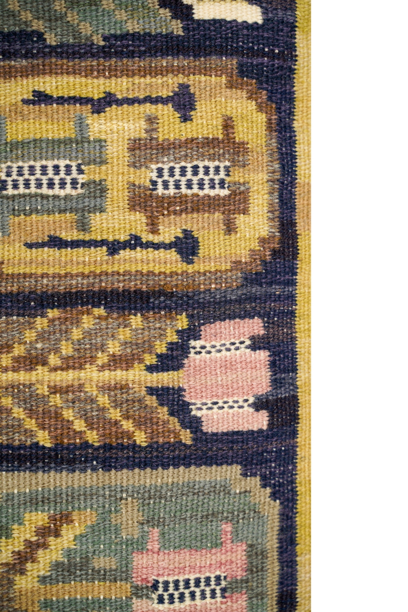 Antique Swedish Tapestry 2'10" x 1'3" (ABMMF)