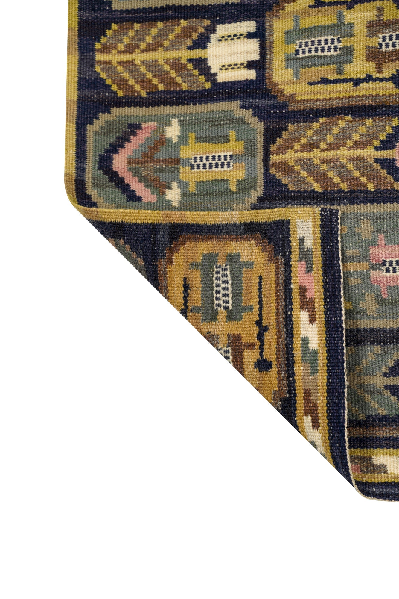Antique Swedish Tapestry 2'10" x 1'3" (ABMMF)