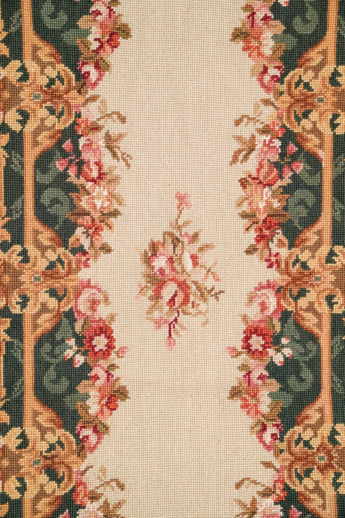 Vintage Oriental Hallway kilim 11'6" x 2'3"