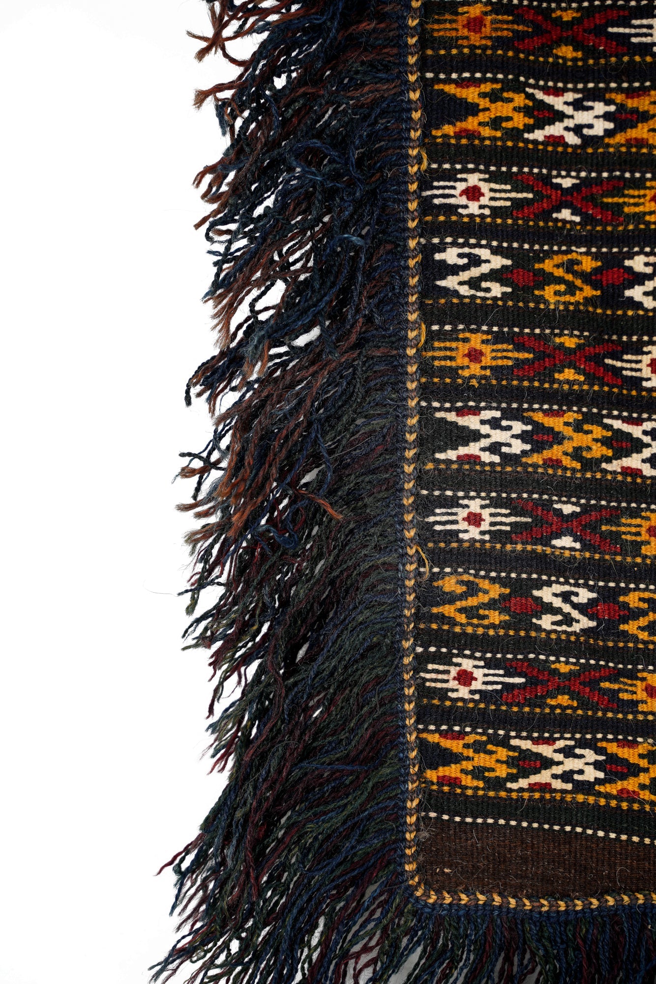 Antique Macedonian Balkan Kilim Apron 2' X 1'6"