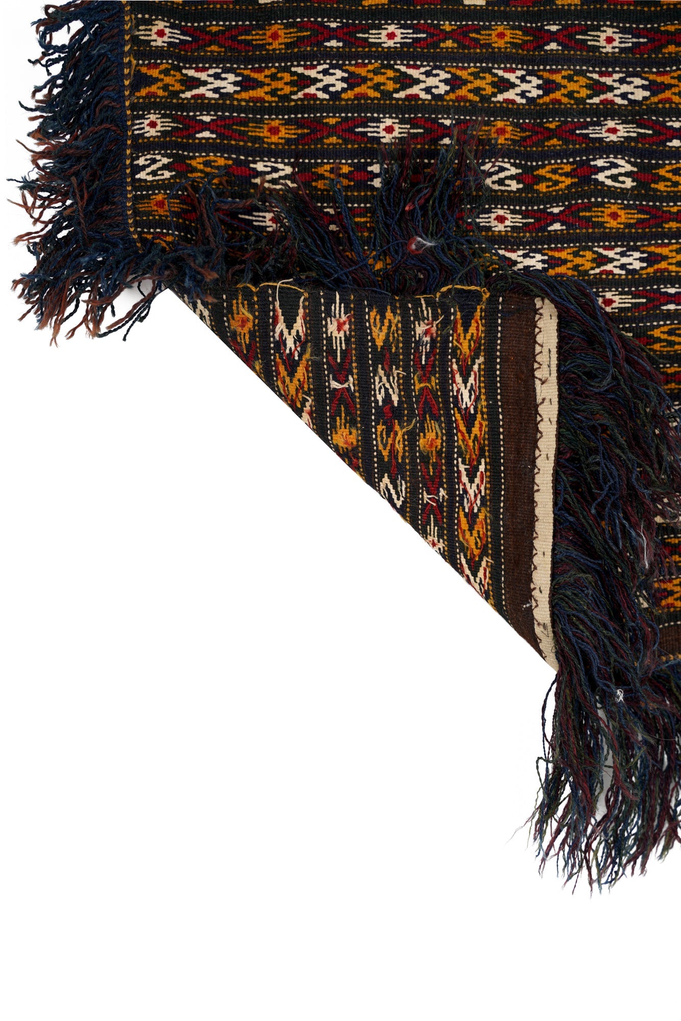 Antique Macedonian Balkan Kilim Apron 2' X 1'6"