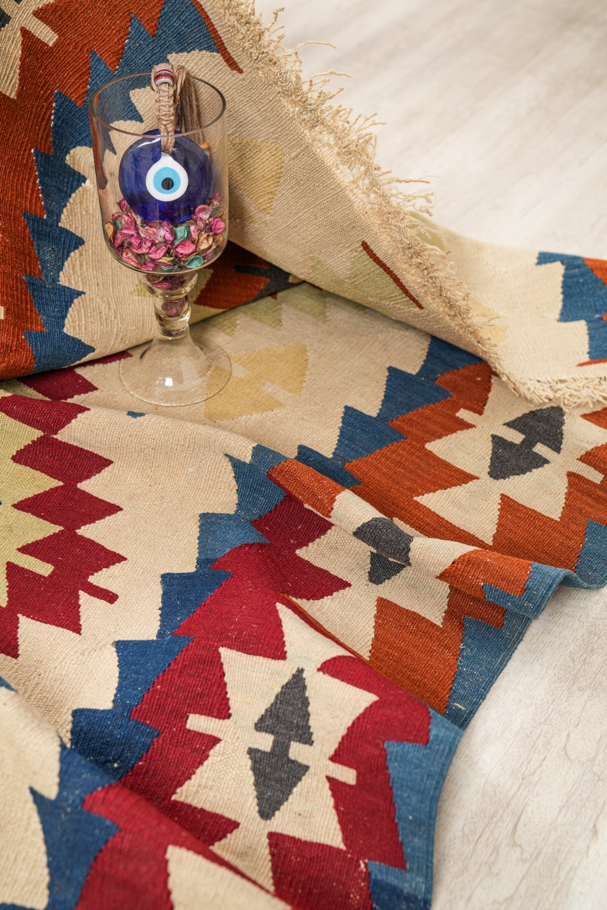 Vintage Turkish Nomadic Kilim 5'3" x 4'