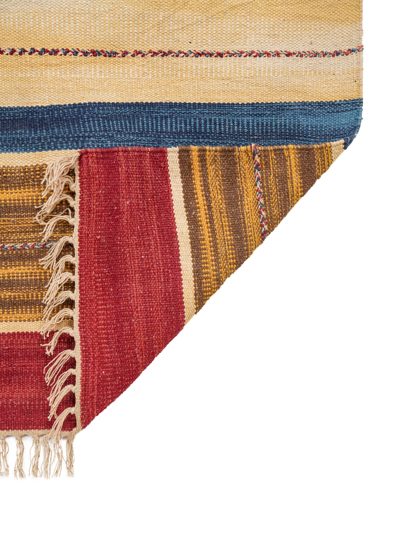 Vintage Turkish hallway Kilim 7'6" x 1'9"