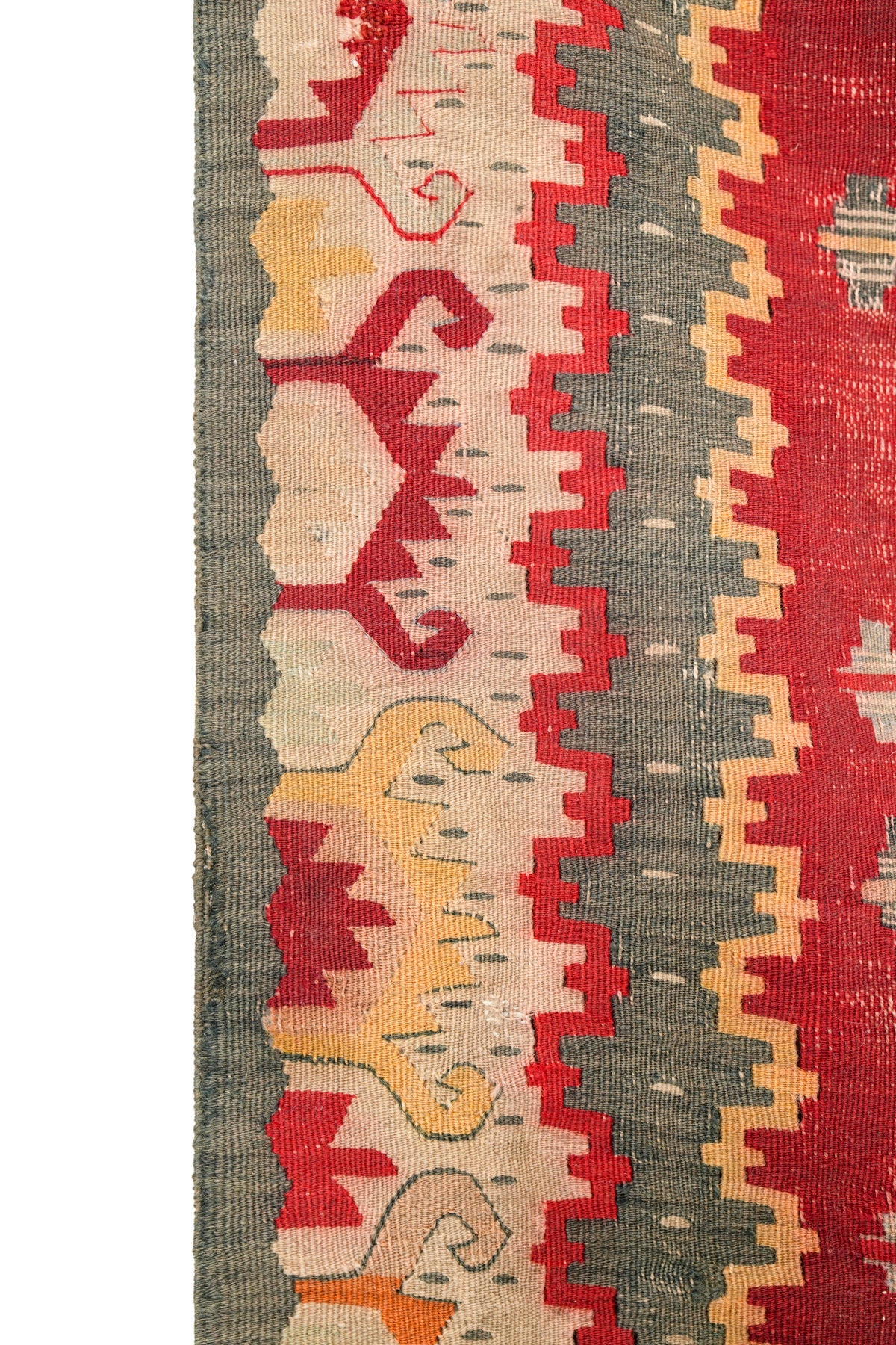 Antique Anatolian Reyhanli Kilim 3' x 2'