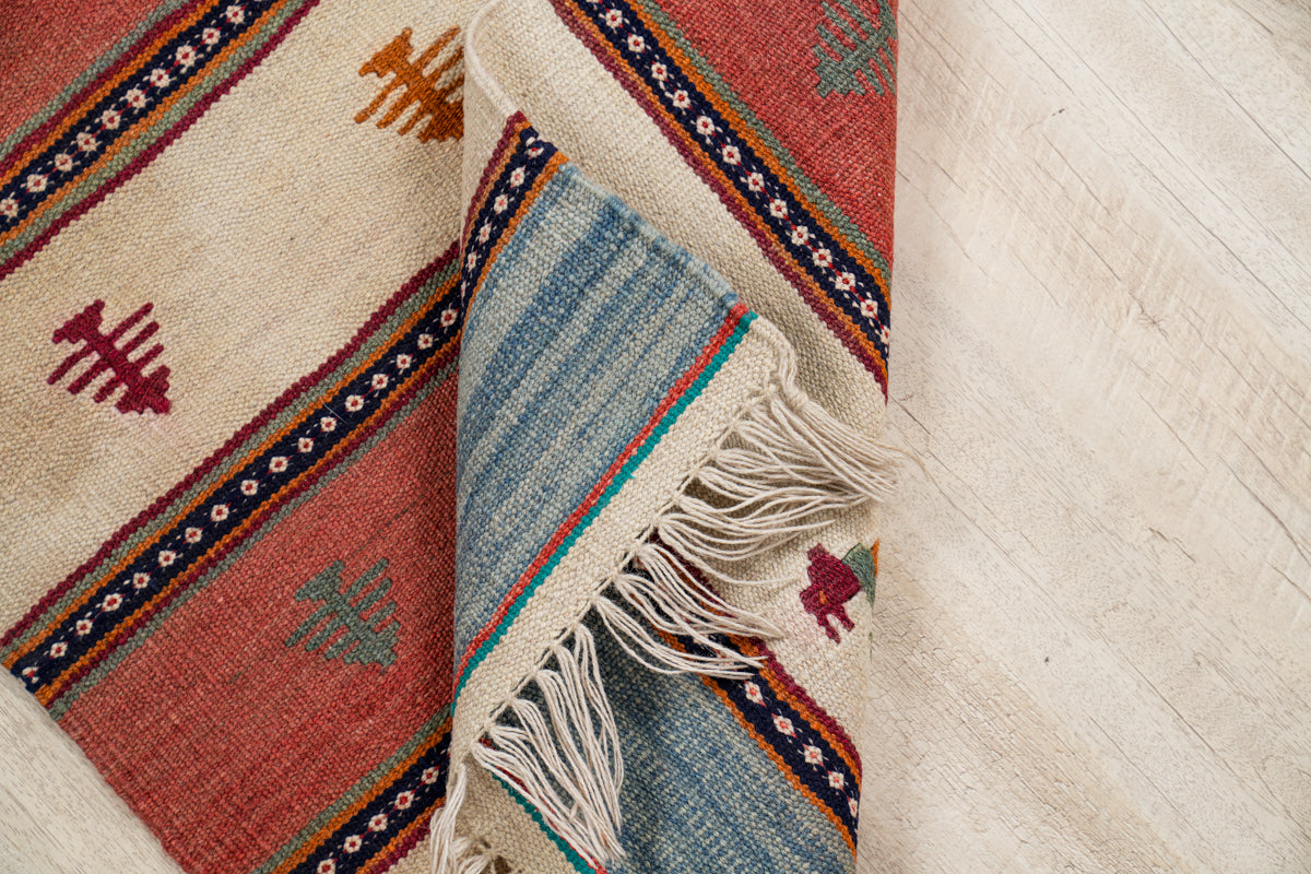 Vintage Turkish Kilim 3'3" x 2'