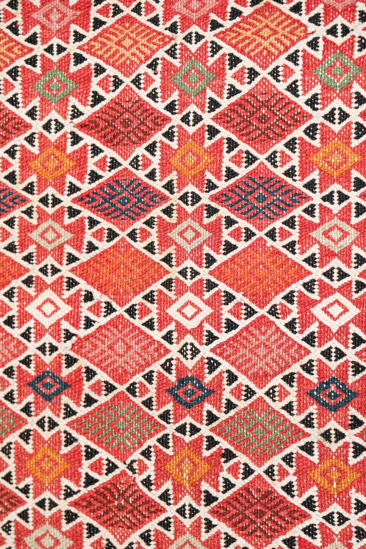 Vintage Moroccan Soumak Kilim 6'7" x 3'5"