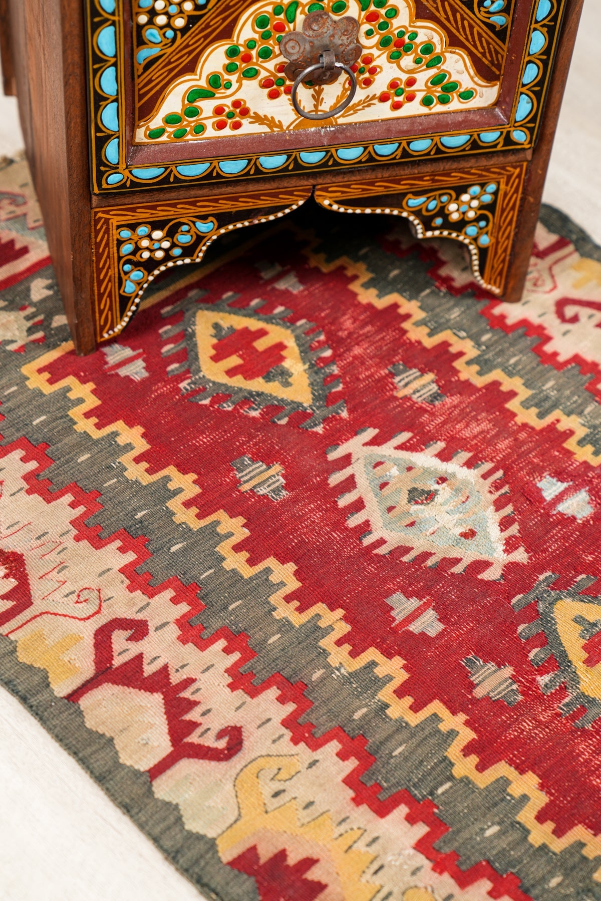 Antique Anatolian Reyhanli Kilim 3' x 2'