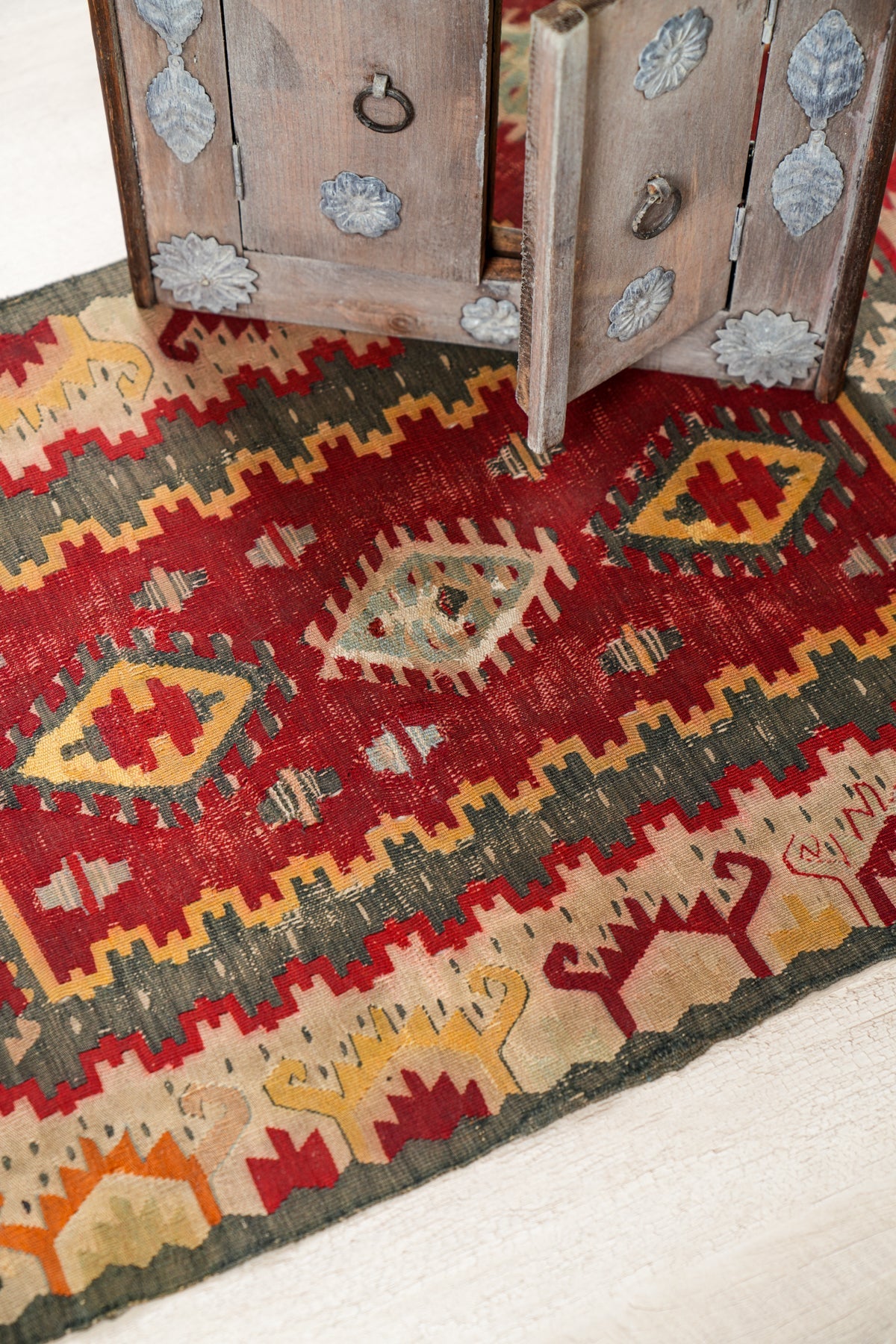 Antique Anatolian Reyhanli Kilim 3' x 2'