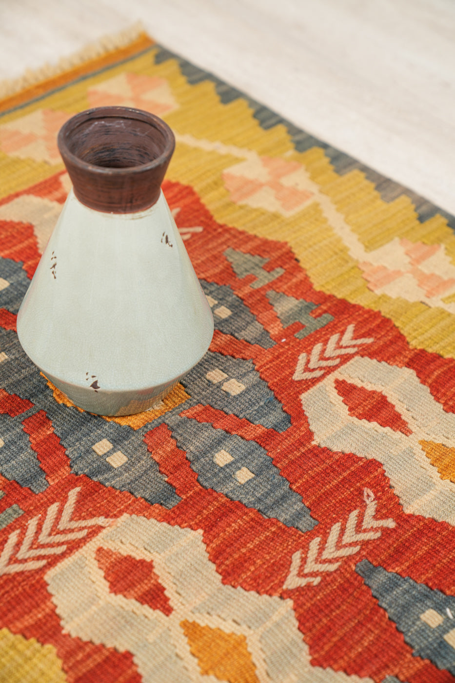 Vintage Turkish Tribal Kilim 4'3" x 2'7"