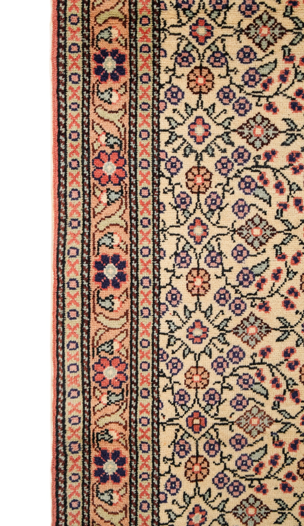 Vintage Turkish Runner Rug 7'4" x 2'6"