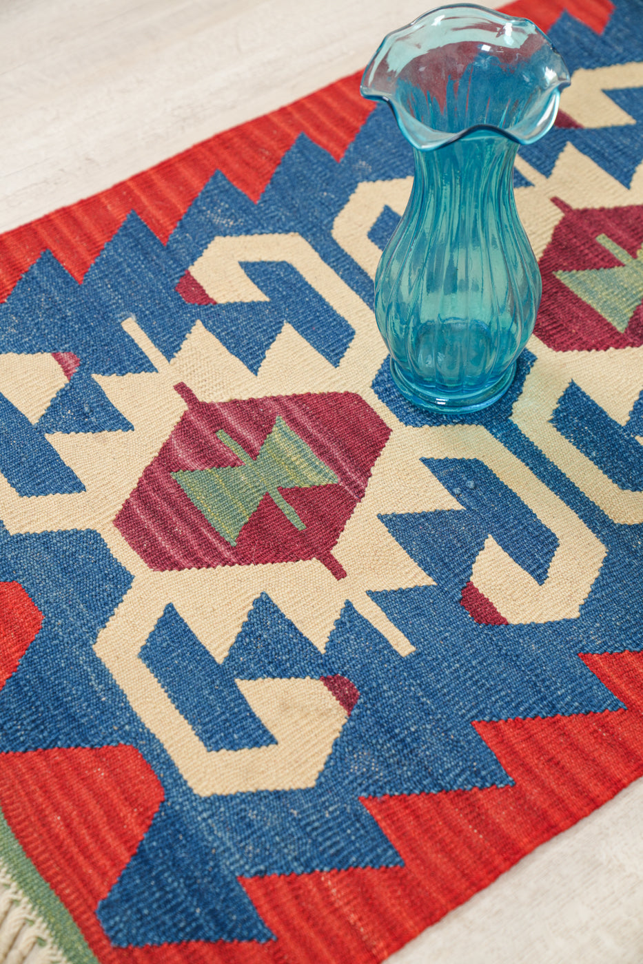 Vintage Turkish Tribal Kilim 3' x 2'