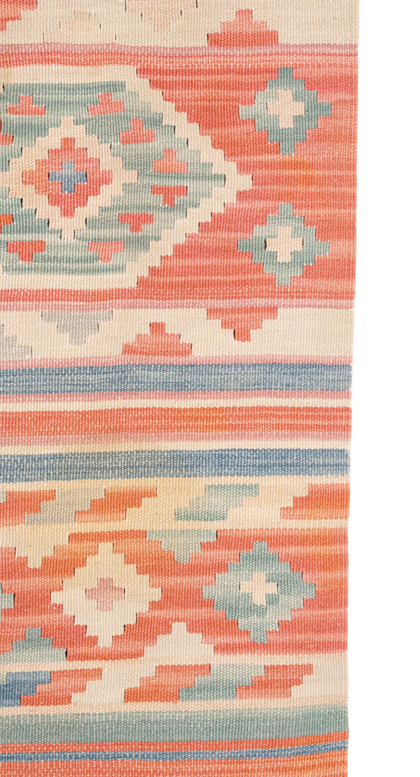 Vintage Turkish Wool Kilim 6'x 4'