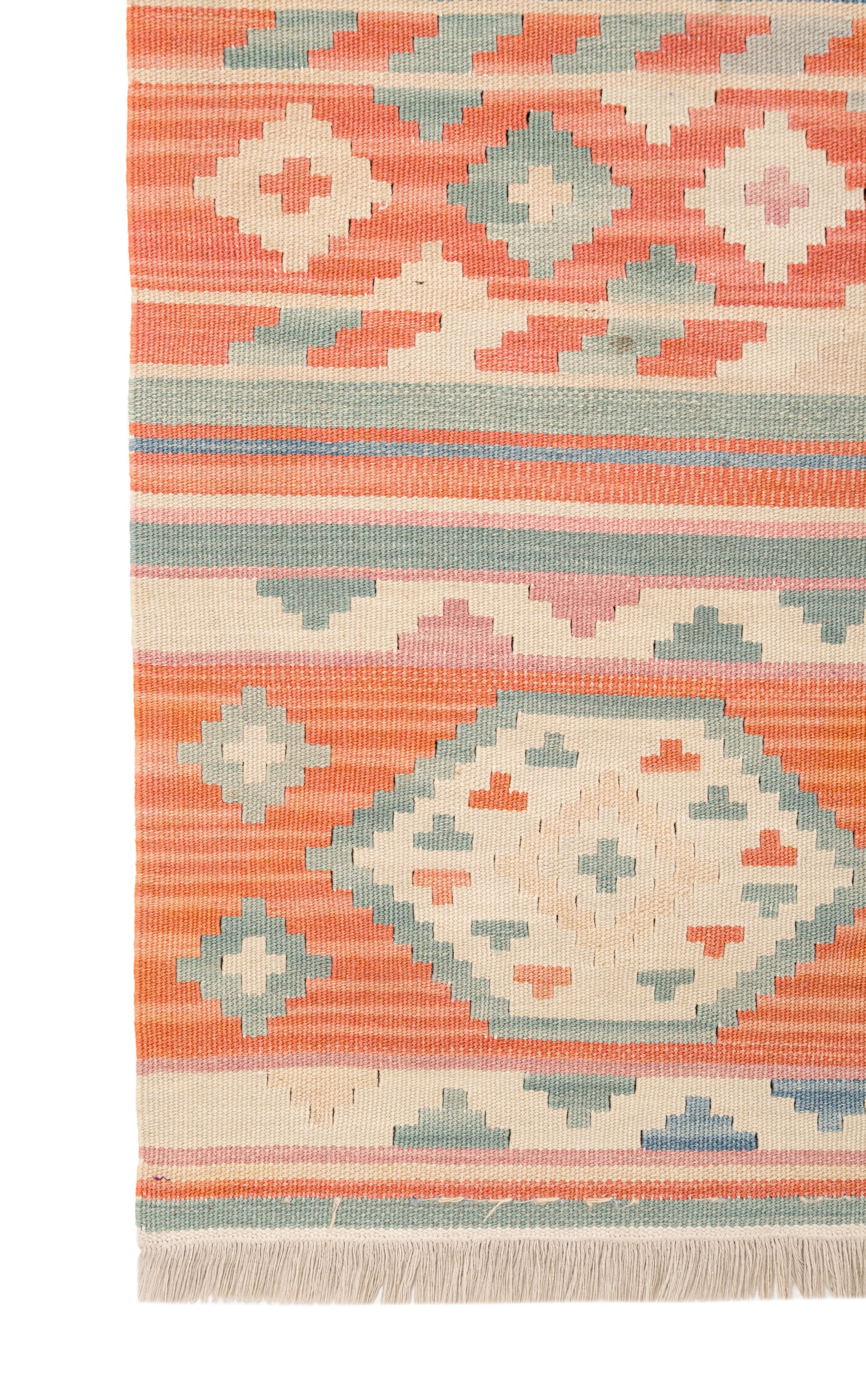 Vintage Turkish Wool Kilim 6'x 4'