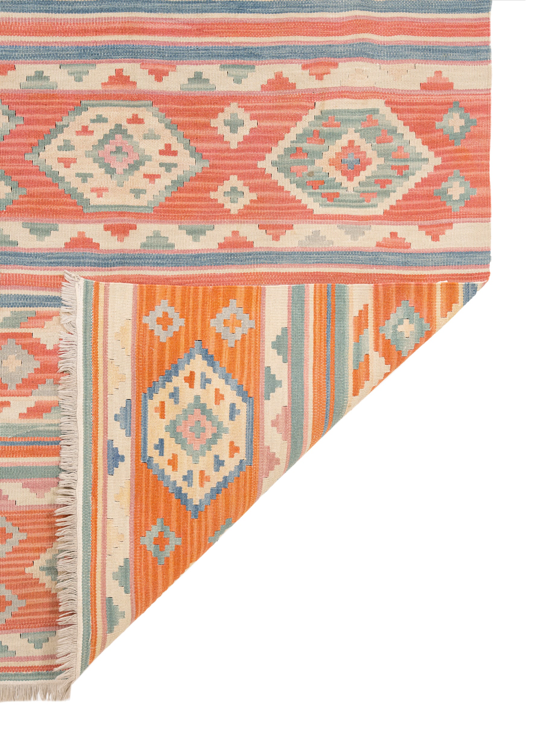 Vintage Turkish Wool Kilim 6'x 4'