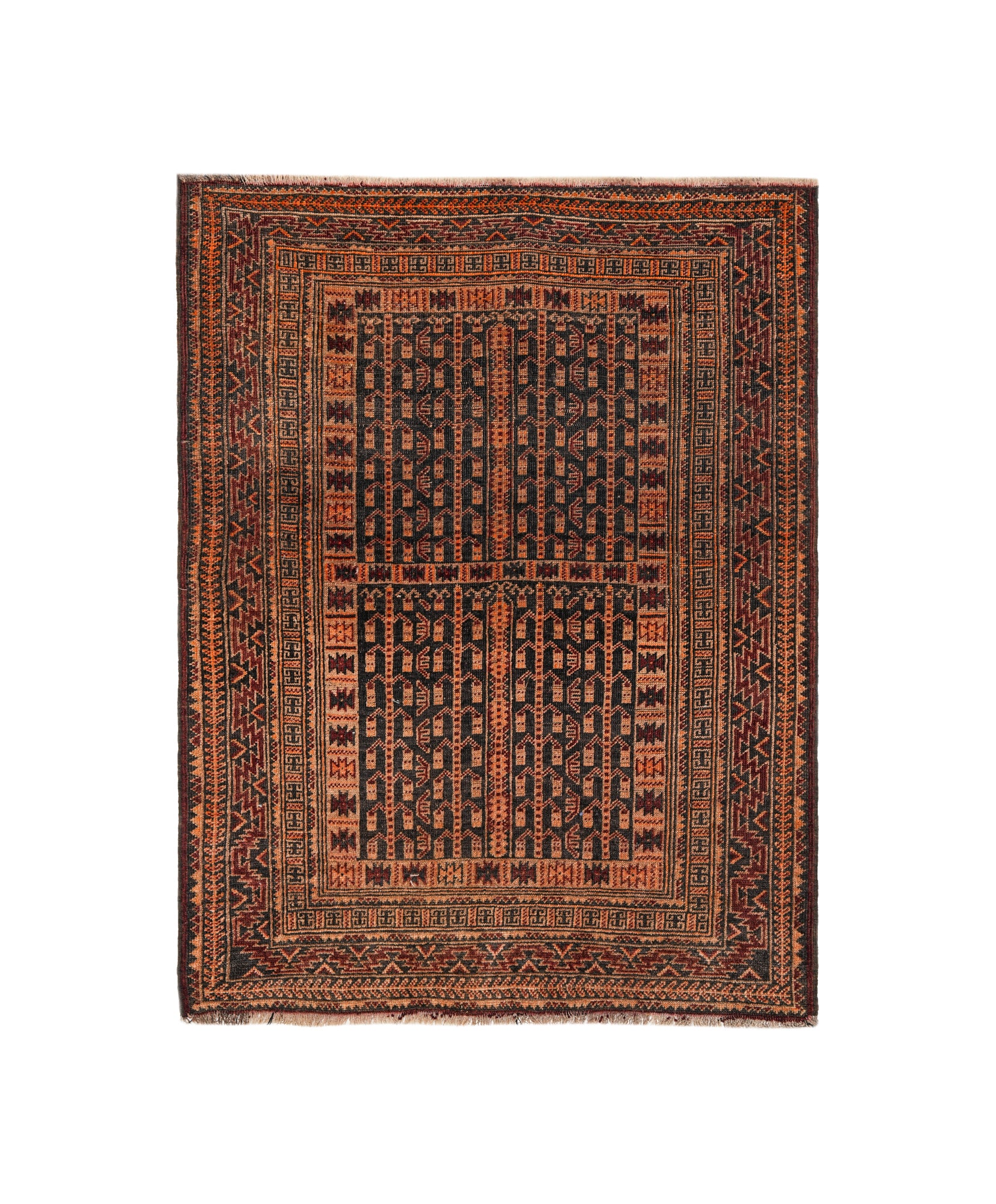 Vintage baloch Rug 4'6