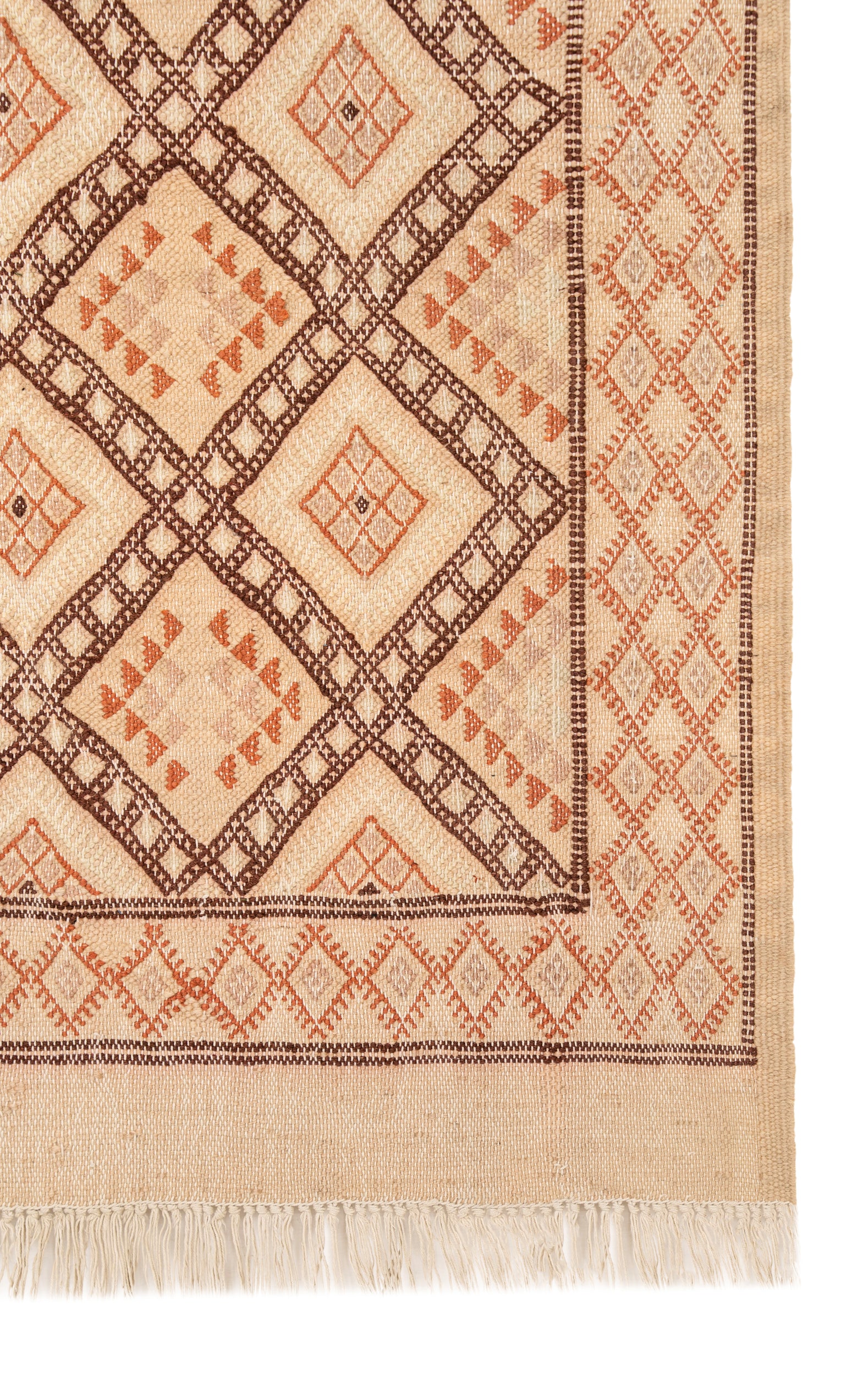 Vintage Tunisian Margoum Kilim 5'5" x 3'9"