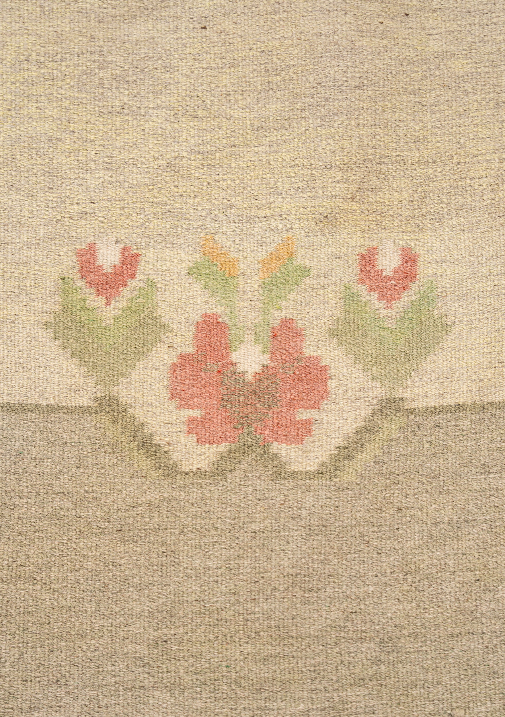 Vintage Scandinavian Kilim Runner 4'10" X 1'9"