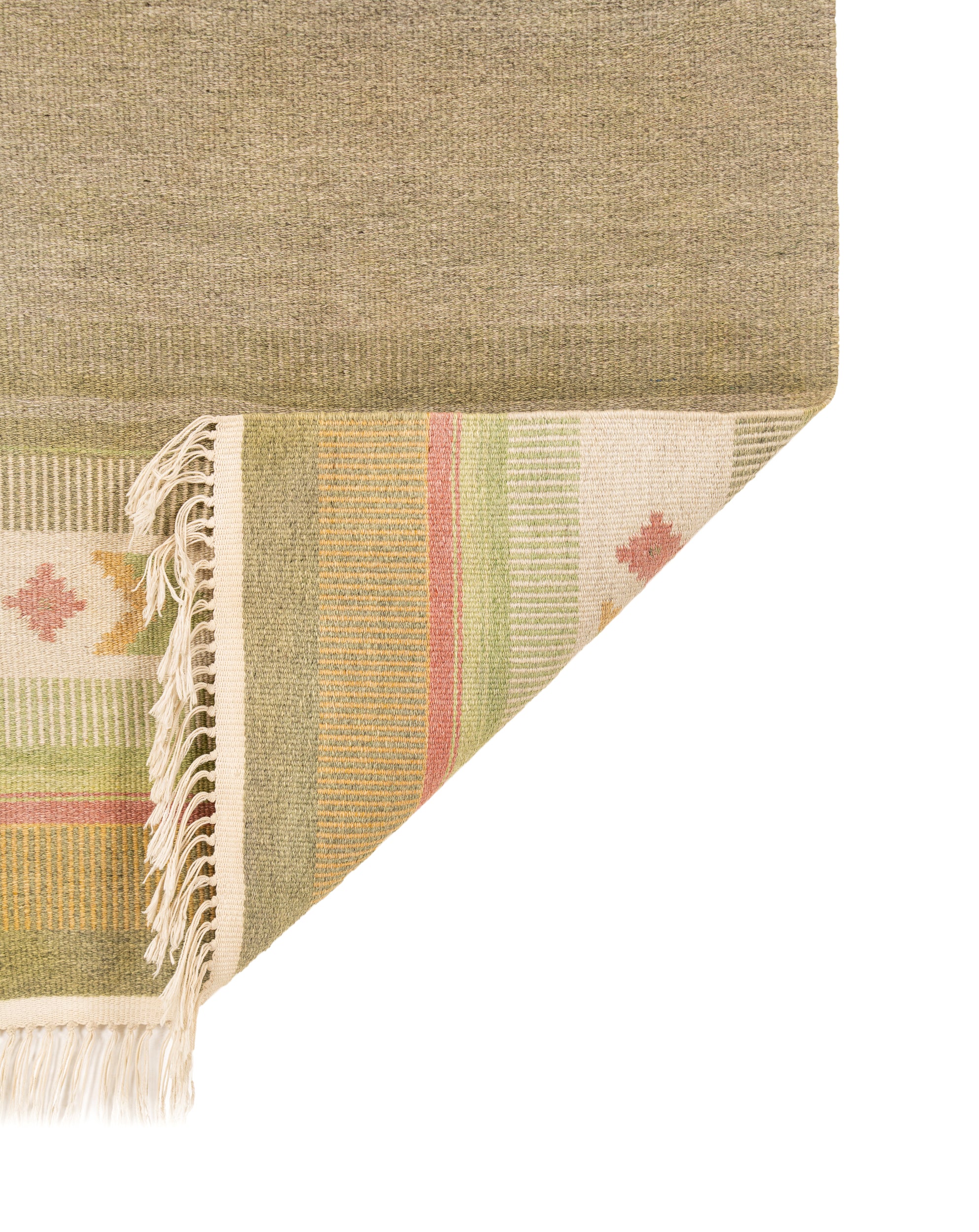 Vintage Scandinavian Kilim Runner 4'10" X 1'9"