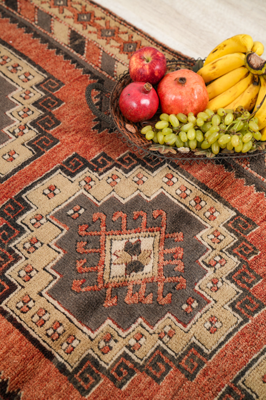 Vintage Anatolian Shirvan Rug 6'2" x 3'4"