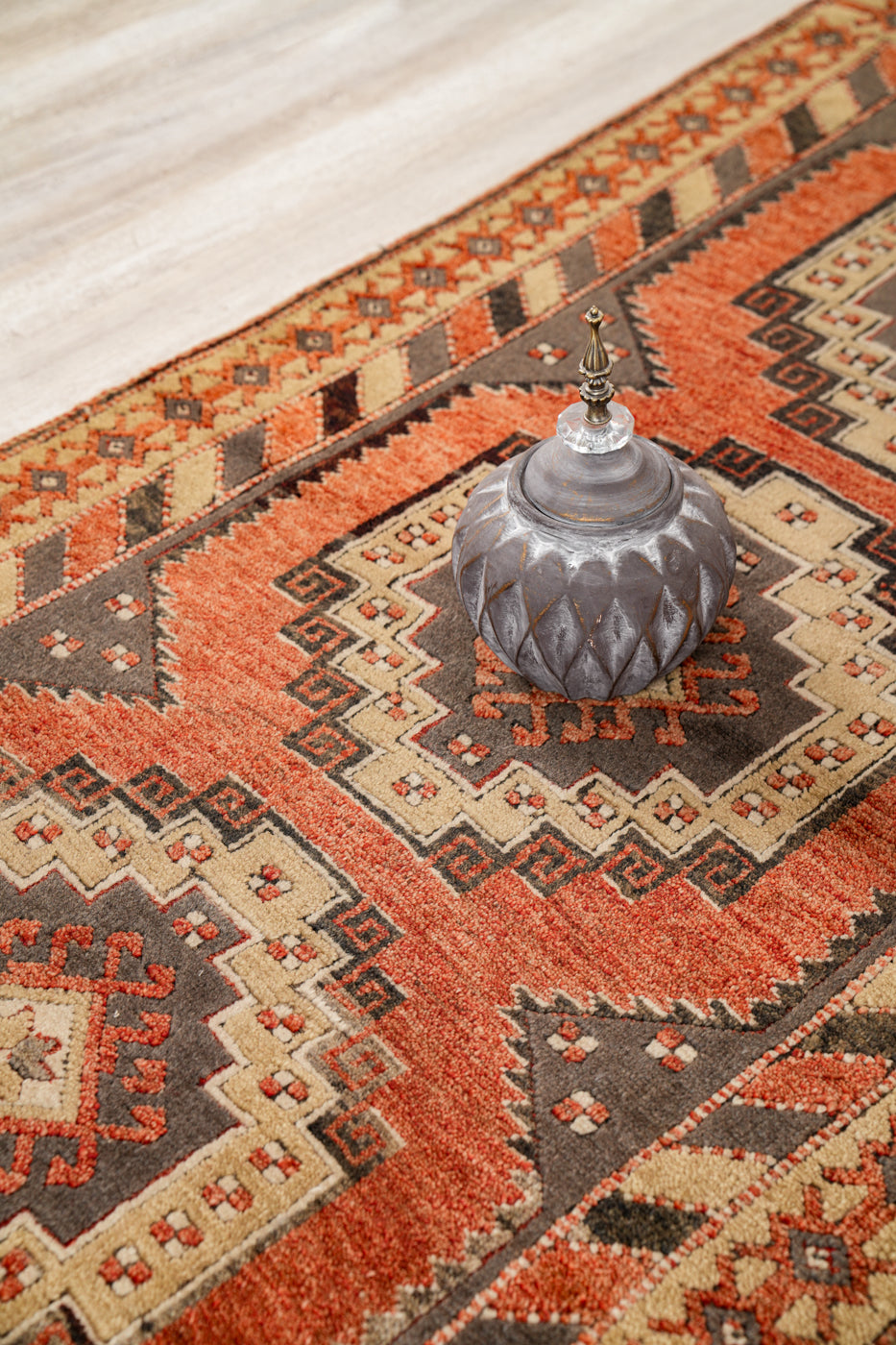 Vintage Anatolian Shirvan Rug 6'2" x 3'4"