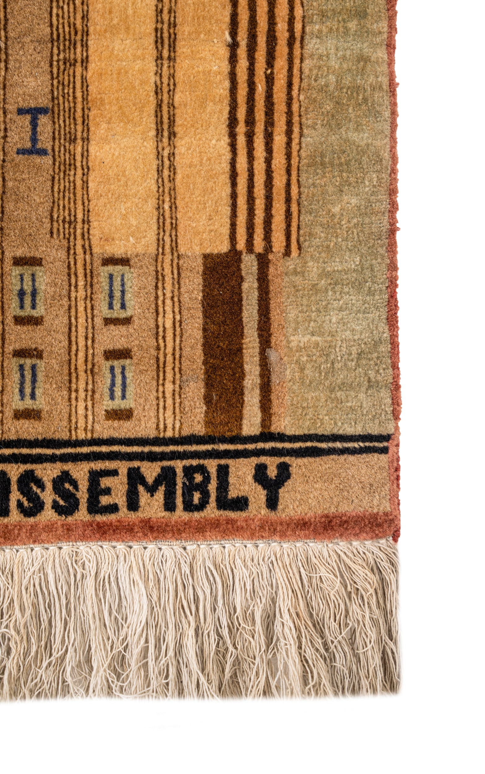 Vintage Kurd pictorial rug 2'4" x 1'5"