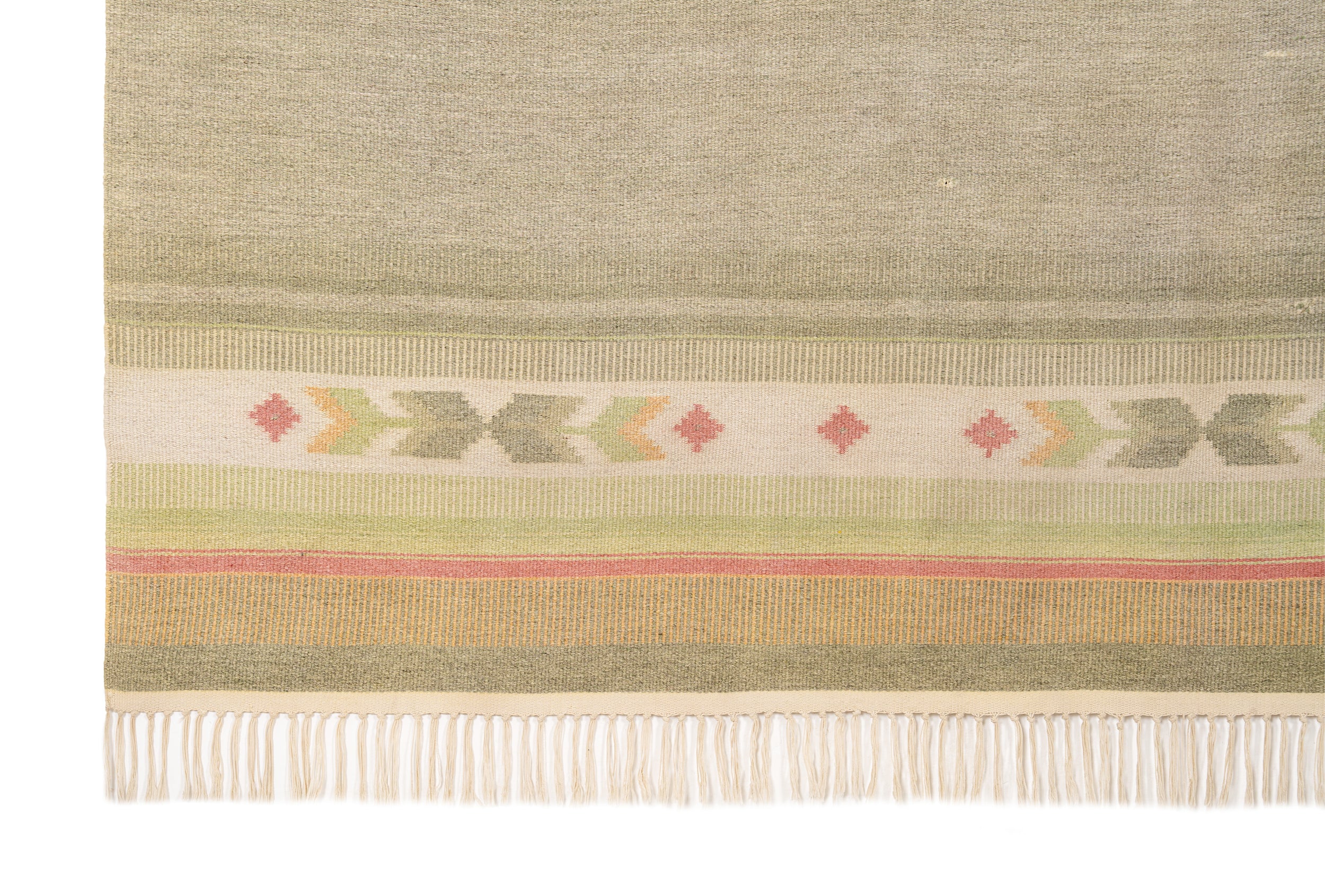 Vintage Scandinavian Kilim 4'9" X 6'