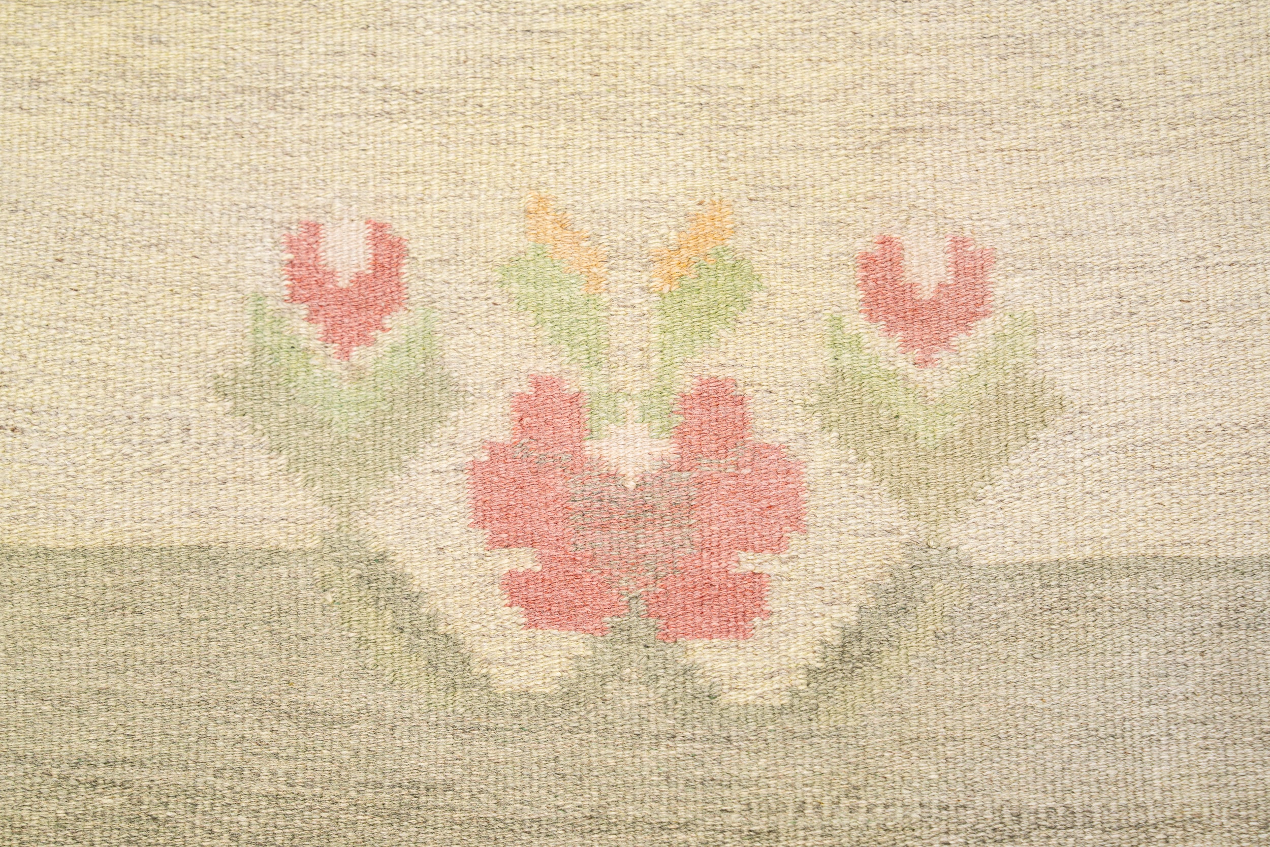 Vintage Scandinavian Kilim 4'9" X 6'