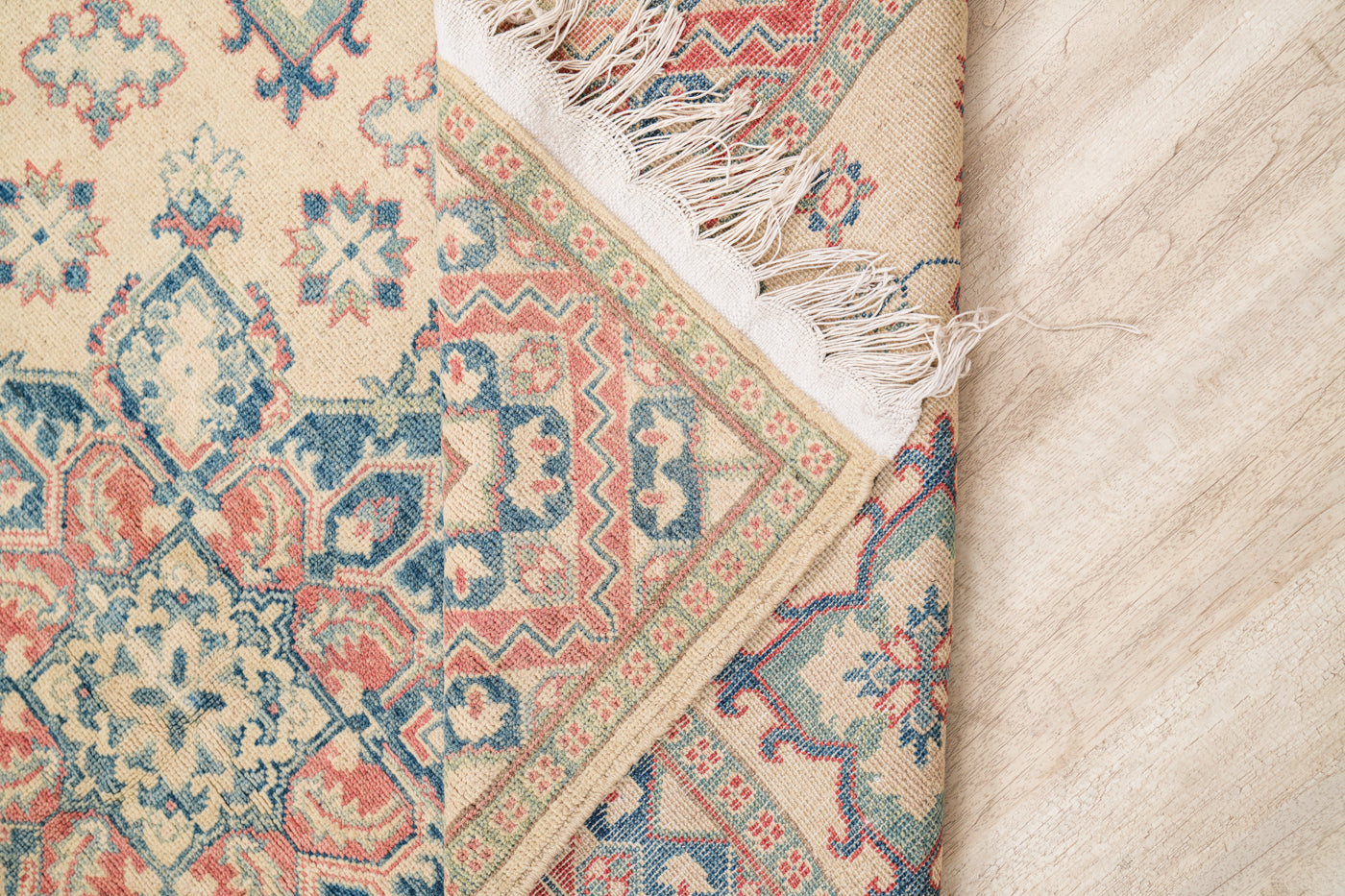 Vintage Afghan Kazak Rug 7' x 5'2"