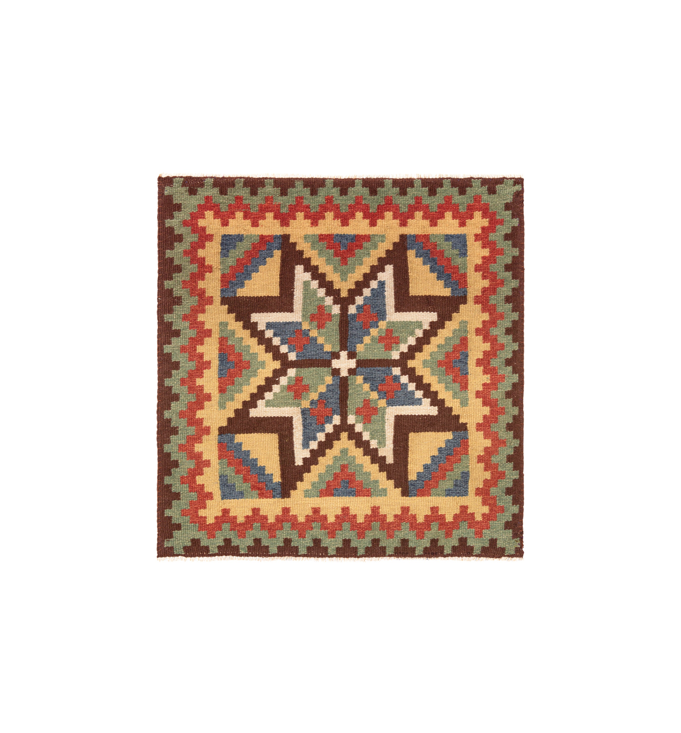 Antique Scandanavian Table Textile 1'5" x 1'5"