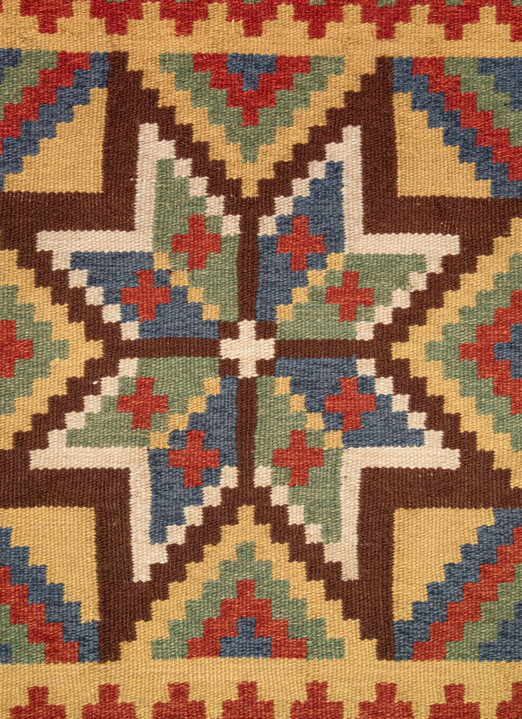 Antique Scandanavian Table Textile 1'5" x 1'5"