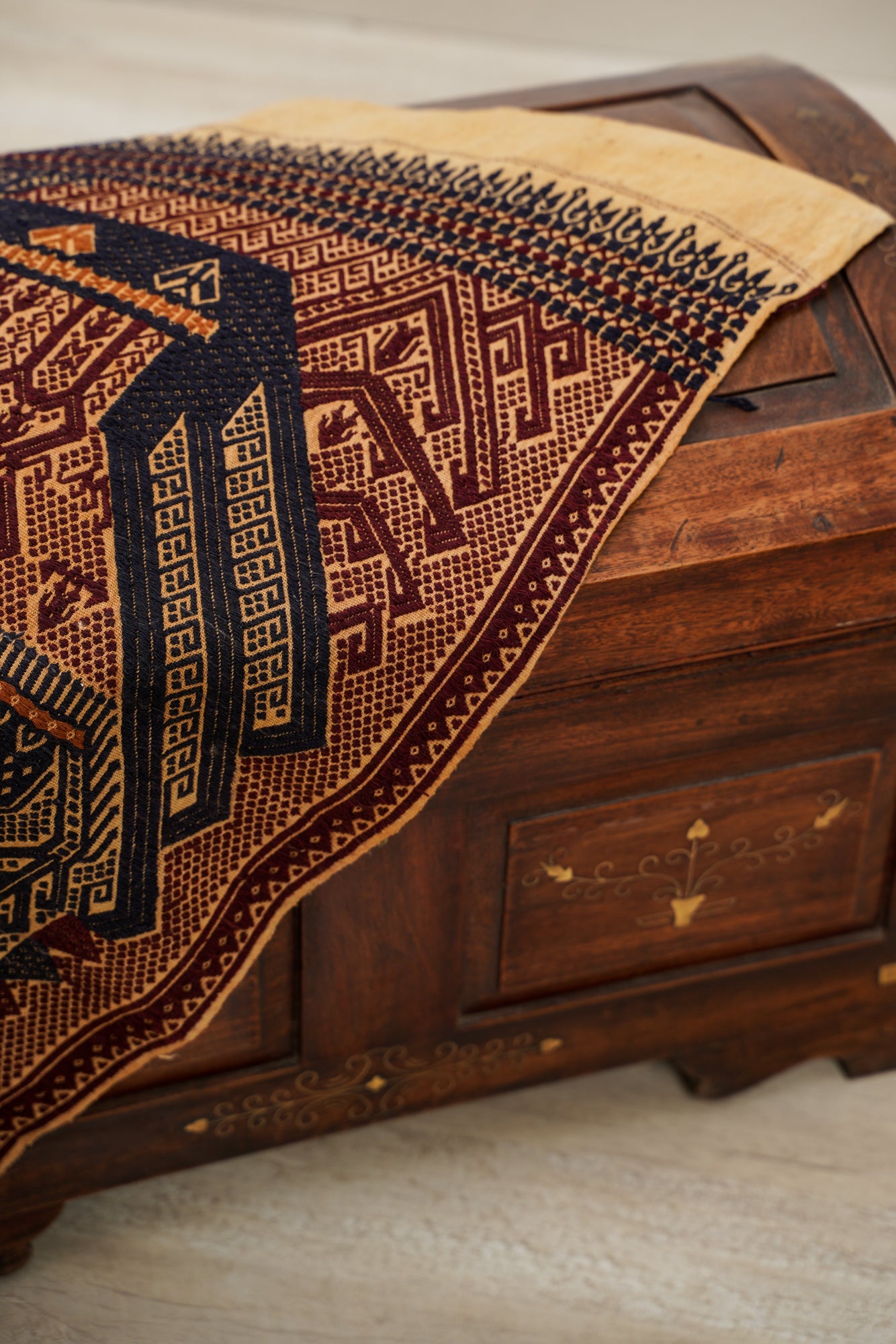 Antique Indonesian Ceremonial textile 2'7" x 2'3"
