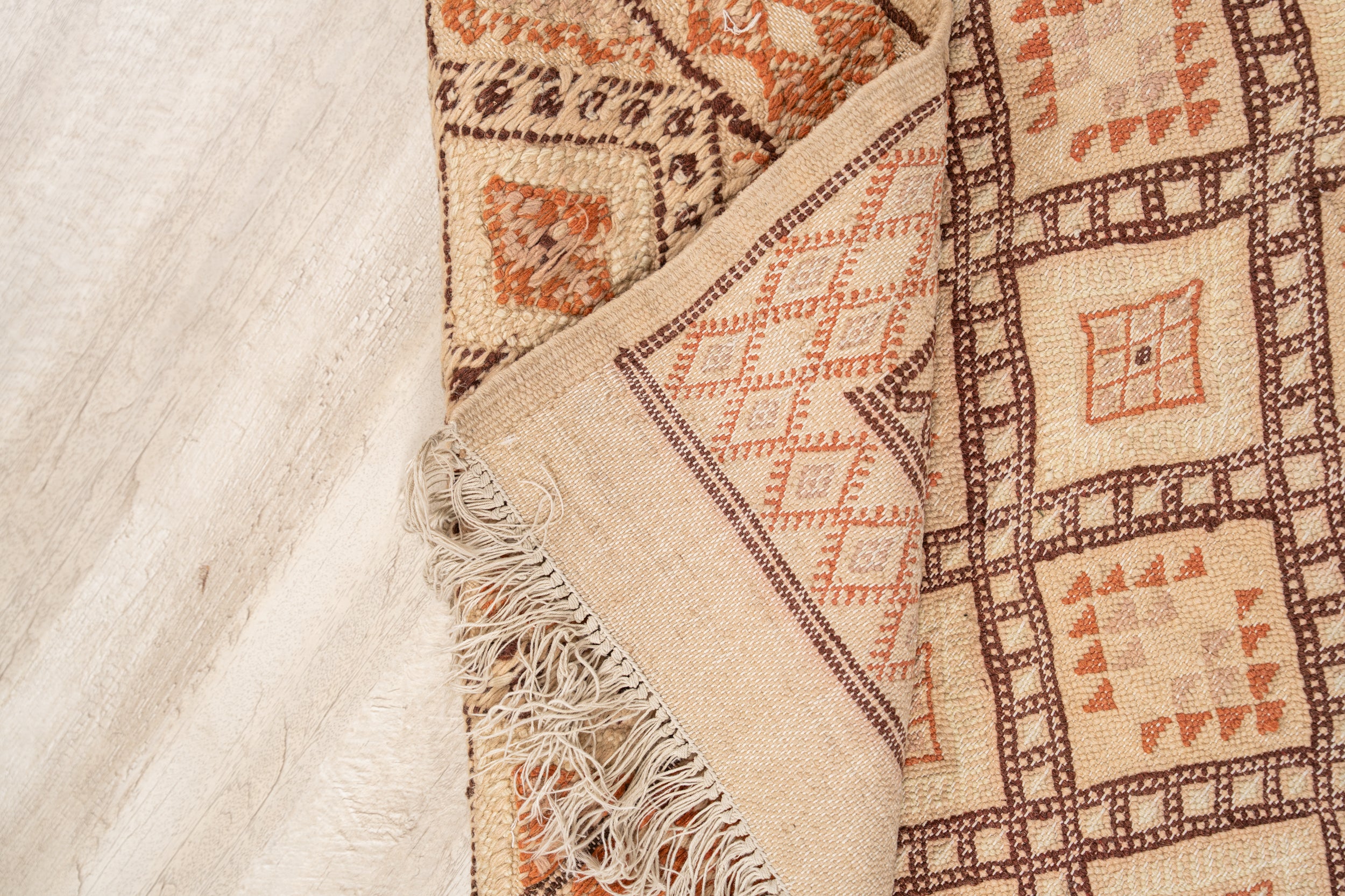 Vintage Tunisian Margoum Kilim 5'5" x 3'9"