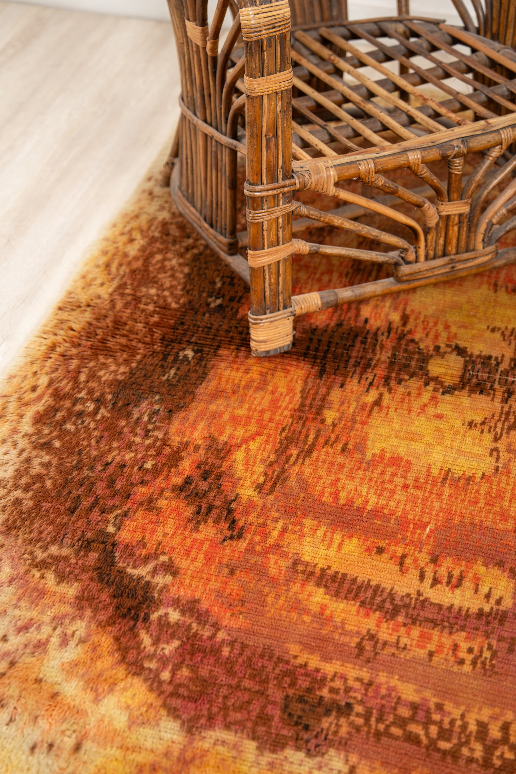 Vintage Scandinavian Art Deco Rug 6'4" x 4'6"